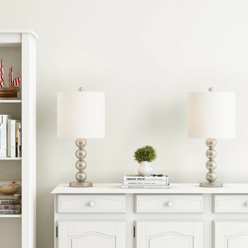 Coupon π₯° Lavish Home Set Of 2 Contemporary Stacked Balls Table Lamps π - Image 4