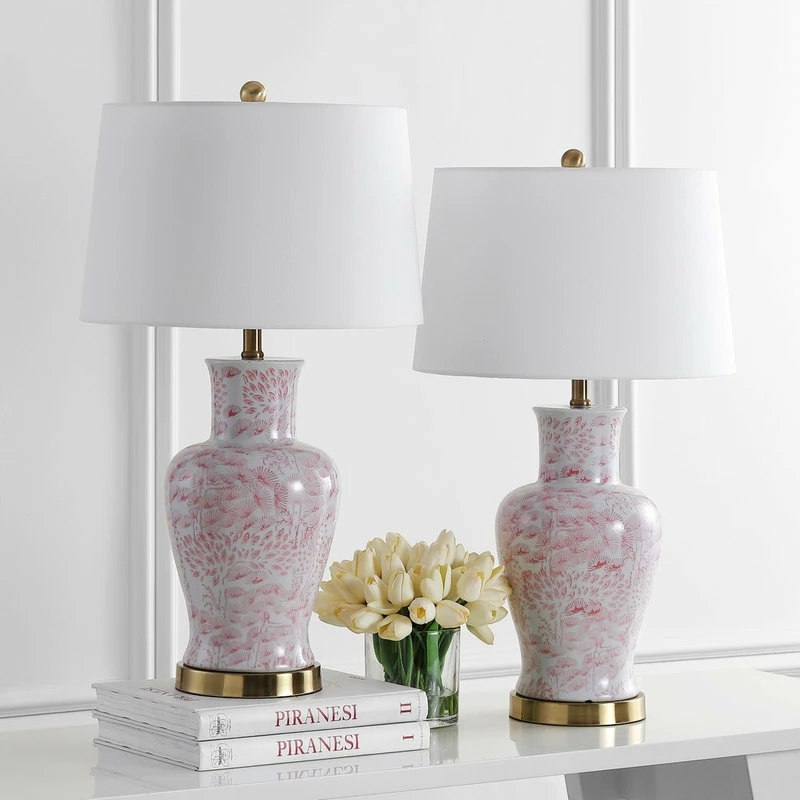 Budget ๐ Safavieh Calli Table Lamp (Set Of 2) - Pink, White โ - Image 3
