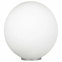 Budget 🤩 EGLO USA 1x60W Table Lamp, Siliver Finish & Opal Glass 😍