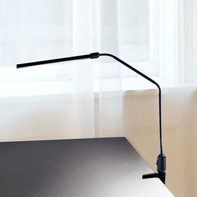Hot Sale ๐ Contemporary Clamp LED Desk Lamp, 41" By Lavish Home, Black ๐ - Image 2