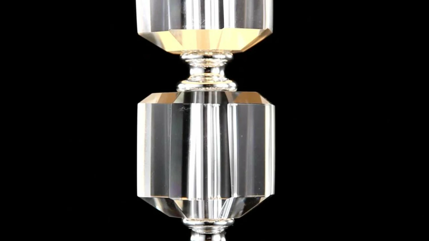 Wholesale 🔔 JONATHAN Y Cary 28" Modern Stacked Crystal And Metal LED Table Lamp, Chrome And Clear 🥰 - Image 2