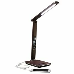 Best Sale 🤩 OttLite Technologies OttLite Wellness Series Renew LED Desk Lamp, Brown ✨