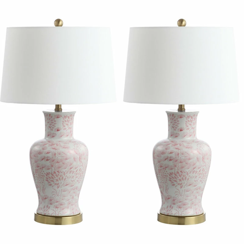 Budget ๐ Safavieh Calli Table Lamp (Set Of 2) - Pink, White โ - Image 2