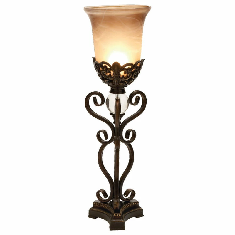 Best Pirce ๐ Brimfield & May Set Of 2 Brown Metal Tuscan Uplight 97328 โ