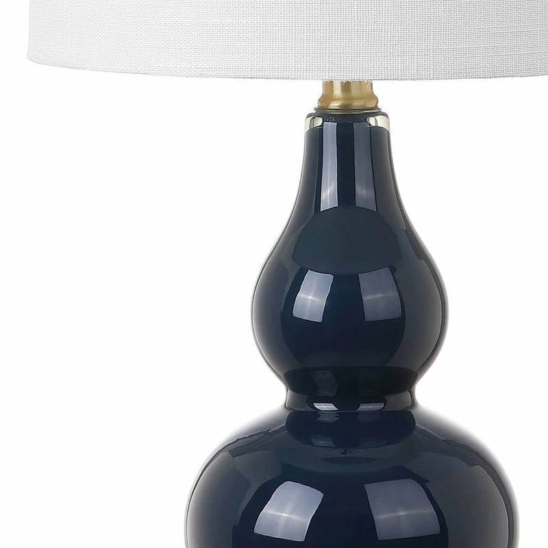 Buy ๐ JONATHAN Y Anya 20.5" Mini Glass Table Lamp, Navy, Set Of 2 ๐ - Image 6