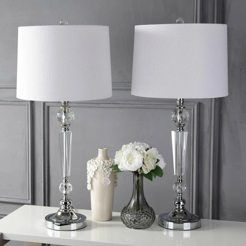Best reviews of ✨ JONATHAN Y Emma 29.5" Crystal Table Lamp, Set Of 2, Clear 👍 - Image 4