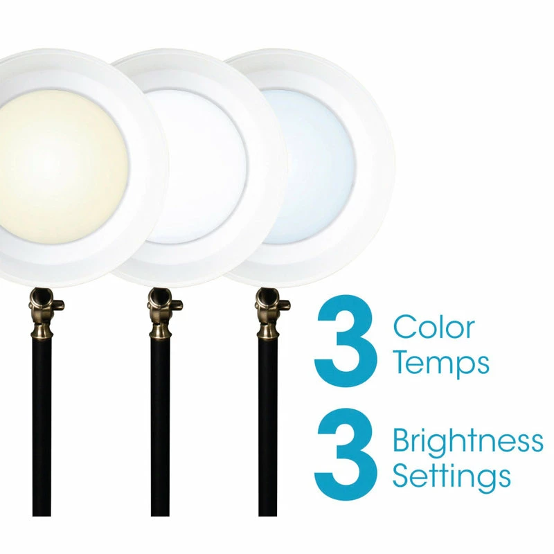 Cheap 🎉 OttLite Technologies OttLite Wellness Series Balance LED Desk Lamp, Black ✨ - Image 6