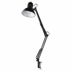 Wholesale 😀 Globe Electric 32" Multi-Joint Metal Clamp Black Desk Lamp ⌛