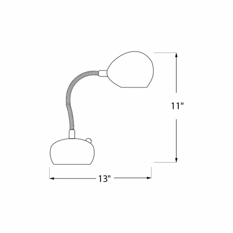 Cheap π Lightexture Porcupine Desk Lamp, White, Dot Pattern π - Image 7