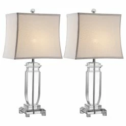 Cheapest ๐ Safavieh Olympia Crystal Table Lamp (Set Of 2) - Clear ๐