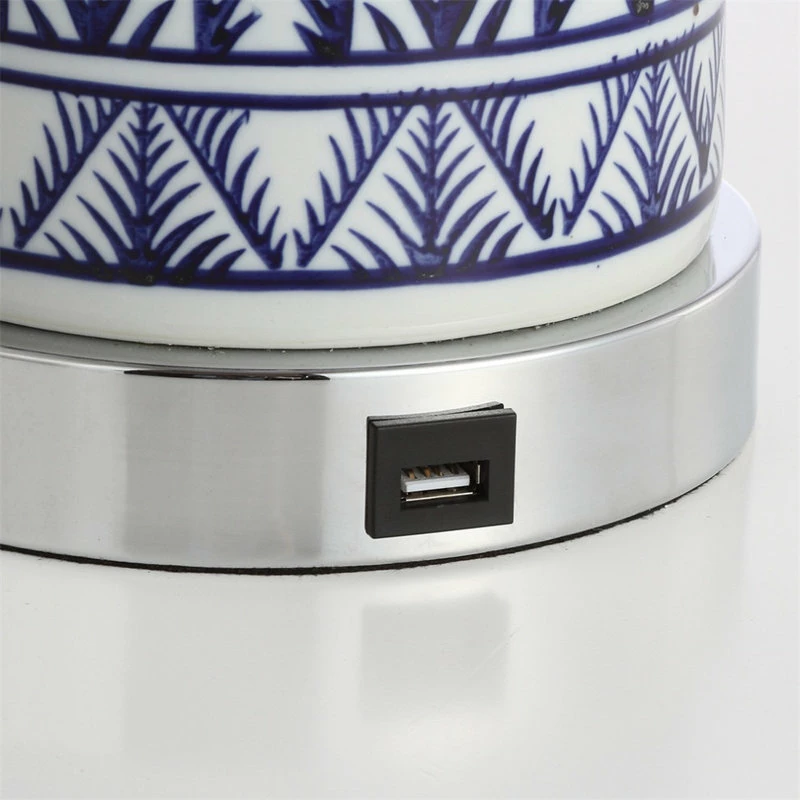 Deals ๐ JONATHAN Y Sulka 27" Ceramic USB Charging LED Table Lamps, Set Of 2, Navy ๐ - Image 10