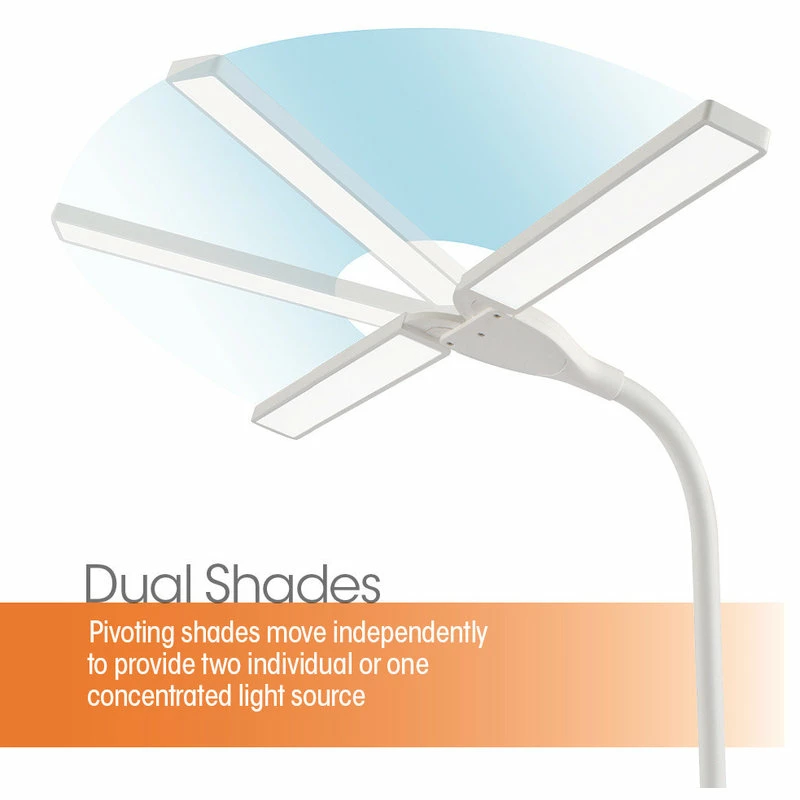 New ๐งจ OttLite Technologies OttLite Dual Shade LED Lamp With Bluetooth® Speaker & USB โญ - Image 3