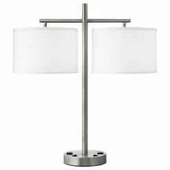 Cheap ✔️ Medallion Lighting Twin-Light Double Nightstand Lamp, Set Of 2 🔔