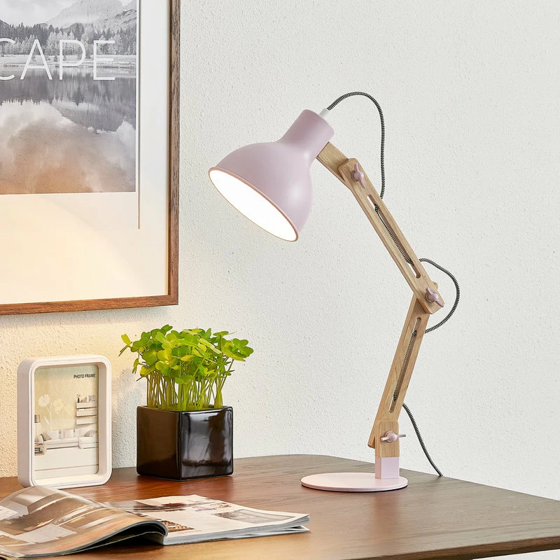 Buy ๐ Light Society Cartwright LED Task Table Lamp, Chalk Pink ๐ - Image 5