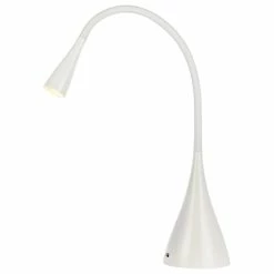 Coupon ๐ Elegant Furniture & Lighting Illumen Collection 1-Light Glossy White Finish LED Desk Lamp ๐ฅ