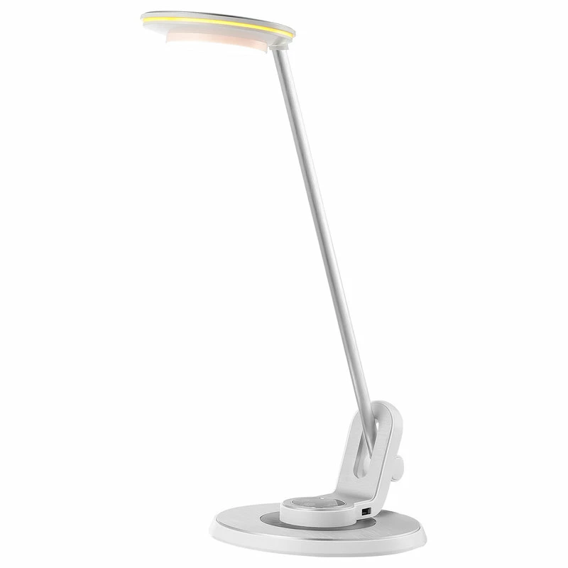 Coupon 🌟 JONATHAN Y Dixon 18.5" Aluminum Adjustable Dimmable USB Chargning LED Task Lamp, Sliver 👏 - Image 2