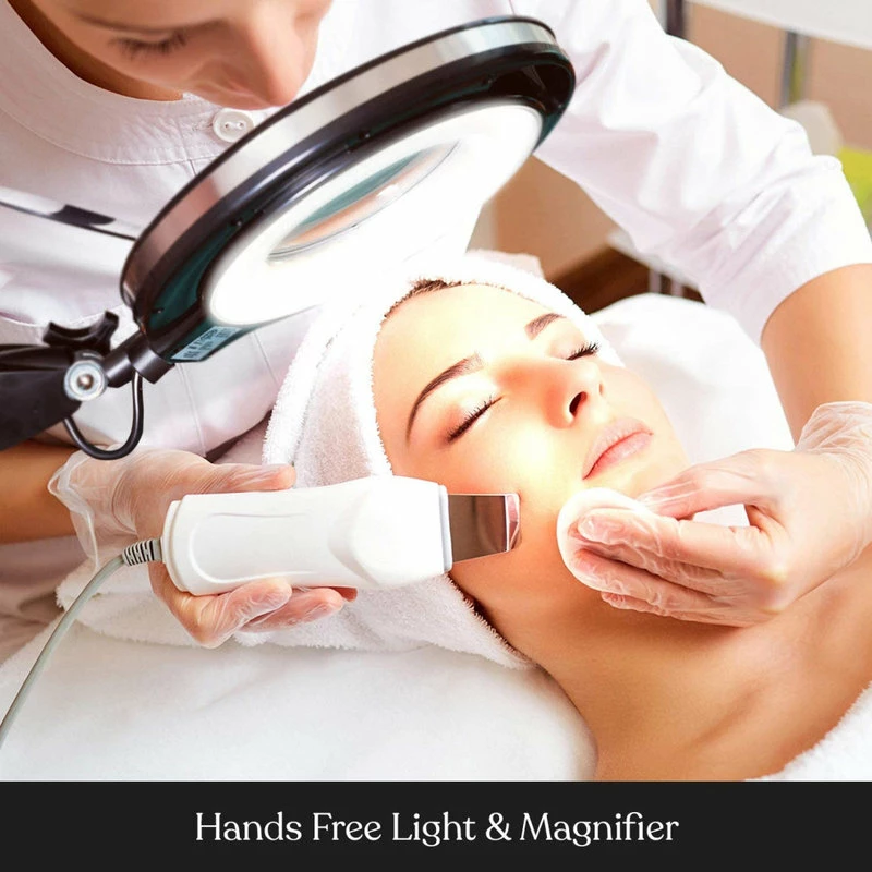 Budget โ Brightech LightView Pro 6 Wheel Rolling Base Magnifying Floor Lamp, Magnifier, 5 Diopter ๐ - Image 5