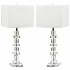 Best Sale ✔️ Safavieh Deco Crystal Table Lamps, 28.5" High, Set Of 2 ⌛
