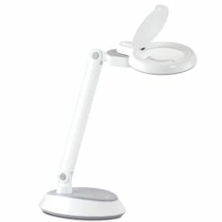 Best reviews of 🤩 OttLite Technologies OttLite Space-Saving LED Magnifier Desk Lamp, White 😀
