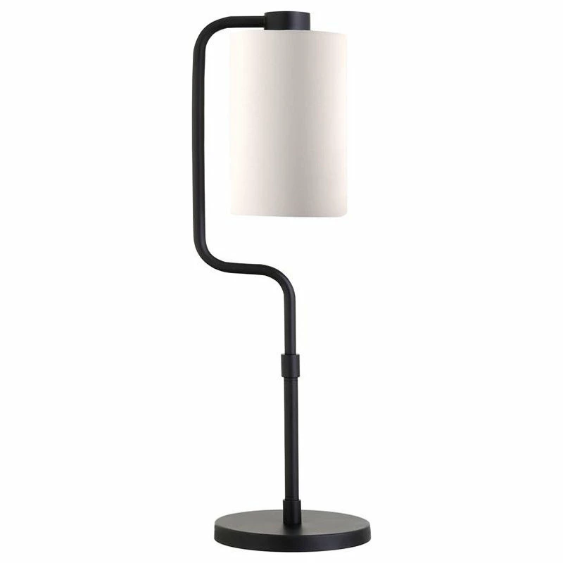 Flash Sale 🔔 Henn&Hart 7" Blackened Bronze Metal/Fabric Table Lamp ❤️