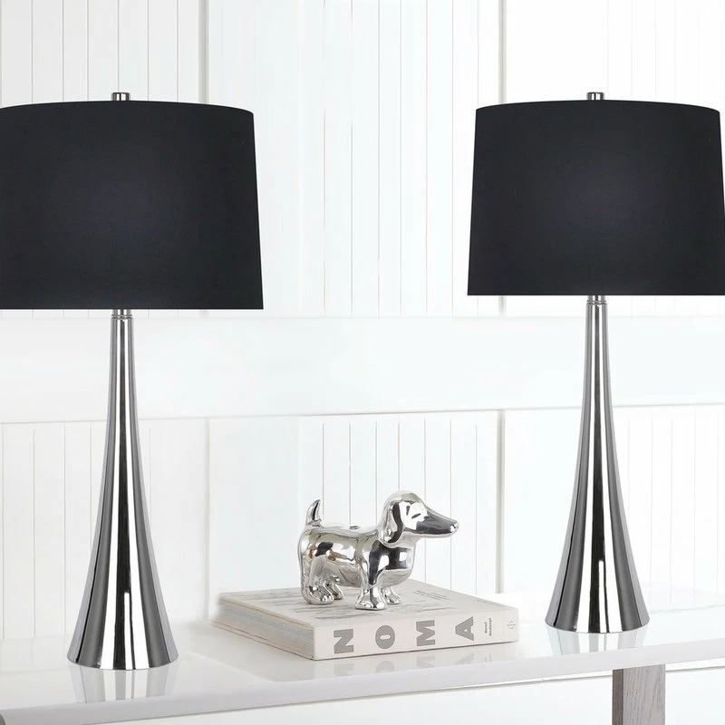 Best reviews of 🛒 LumiSource 29.5" Polished Nickel Mirrored Metal Table Lamp, Set Of 2 ✔️ - Image 4