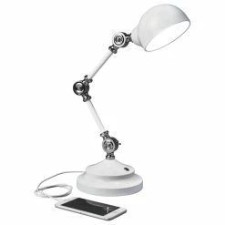 Outlet ❤️ OttLite Technologies OttLite Wellness Series Revive LED Desk Lamp, White 🛒