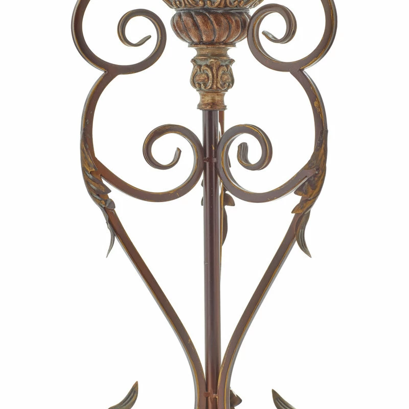 Discount ๐ Brimfield & May Set Of 2 Brown Metal Mediterranean Uplight 95779 ๐ - Image 7