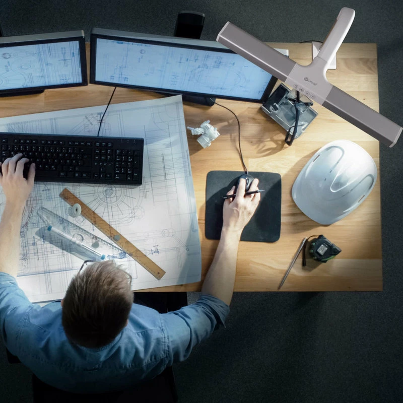 Best Sale 😉 OttLite Technologies OttLite Extra Wide Area LED Clamp Lamp ⭐ - Image 2