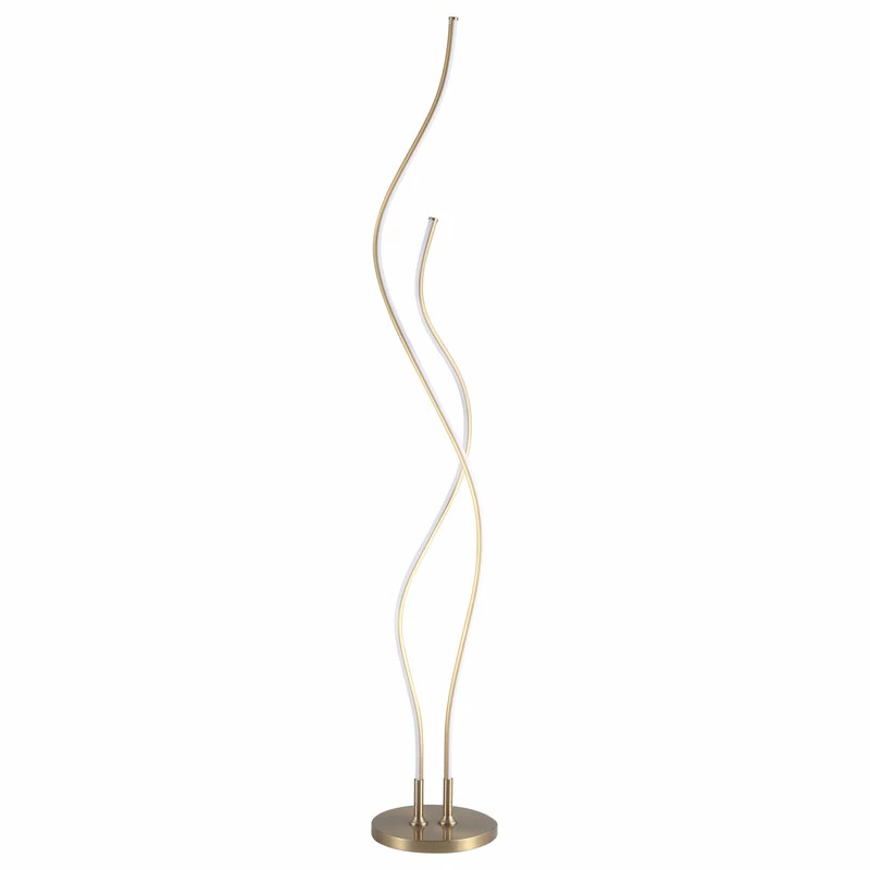 Buy ๐งจ JONATHAN Y Cairo 63.75" LED Integrated Floor Lamp, Gold ๐ - Image 3