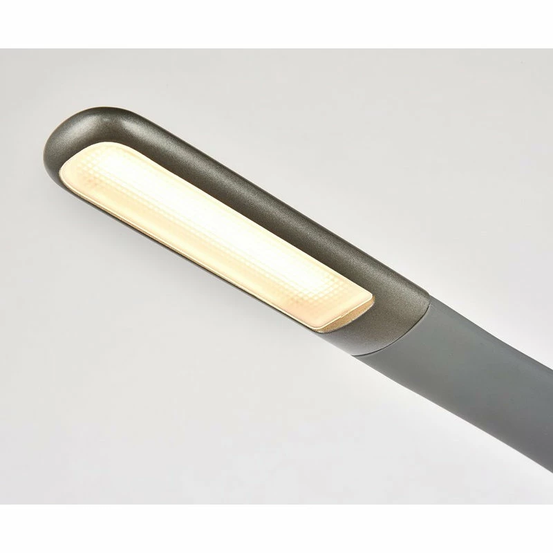 Best deal 🎉 Elegant Furniture & Lighting Illumen Collection 1-Light Metallic Gray Finish LED Desk Lamp 🎉 - Image 3