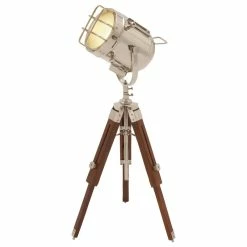 Brand new 🔔 Brimfield & May Brown Metal Industrial Desk Lamp, 30" X 13" X 13" ⭐
