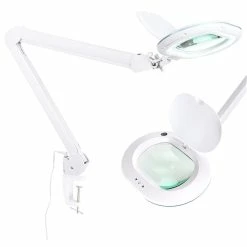 Best Sale 🎉 Brightech LightView PRO XL Magnifying Clamp Lamp – Super Comfy, White 😉