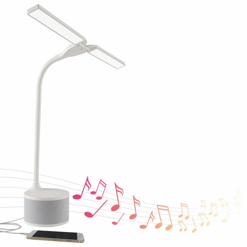 New ๐งจ OttLite Technologies OttLite Dual Shade LED Lamp With Bluetooth® Speaker & USB โญ - Image 2