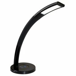 New 🎁 OttLite Technologies OttLite LED Cobra Desk Lamp With USB, Black 🔔