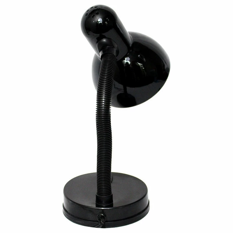 Coupon ๐ Simple Designs Basic Metal Desk Lamp With Flexible Hose Neck, Black โ๏ธ