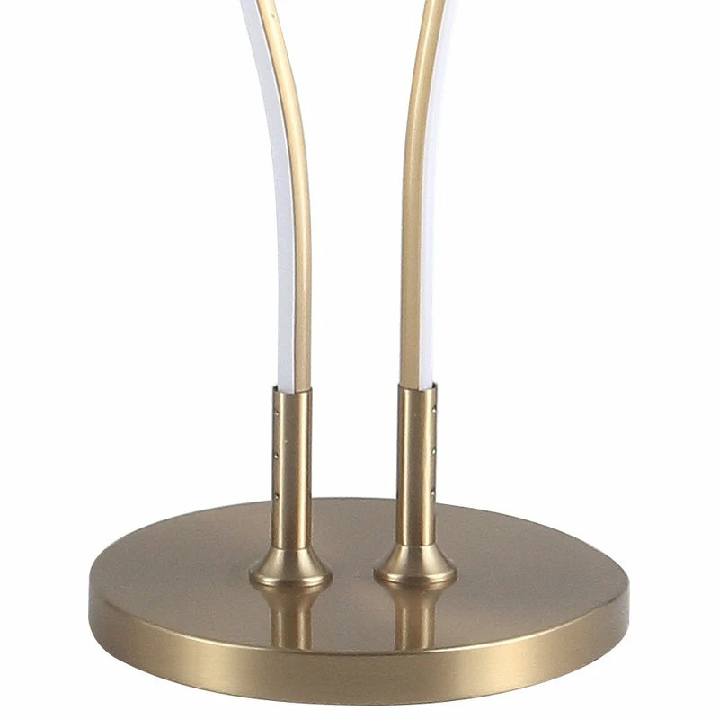 Buy ๐งจ JONATHAN Y Cairo 63.75" LED Integrated Floor Lamp, Gold ๐ - Image 5