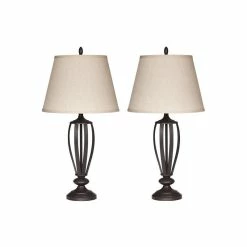 Best Sale ⭐ Signature Design Of Ashley Mildred Table Lamp, Set Of 2 🔥