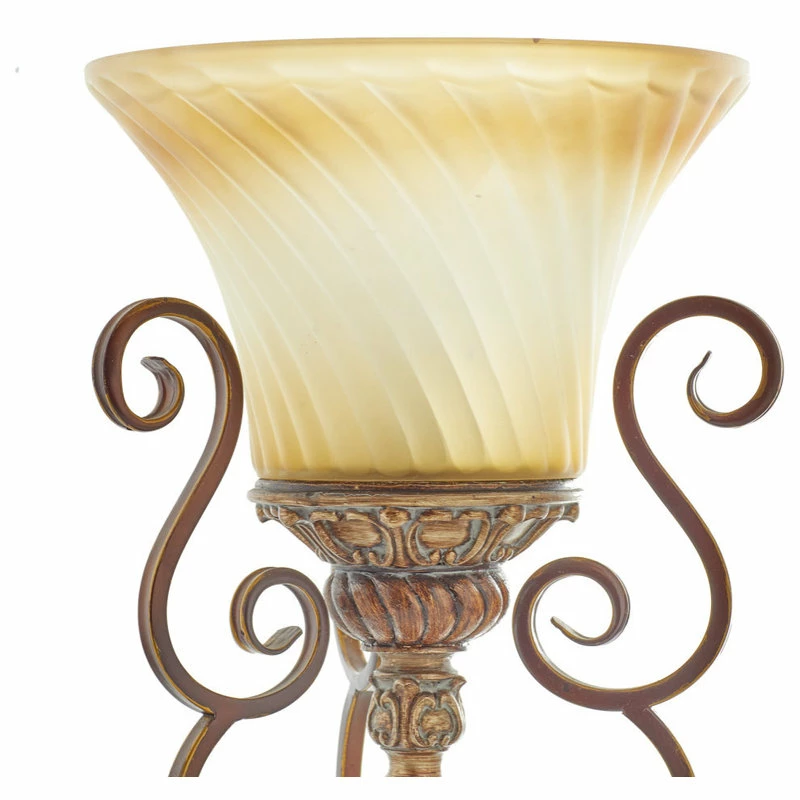 Discount ๐ Brimfield & May Set Of 2 Brown Metal Mediterranean Uplight 95779 ๐ - Image 9