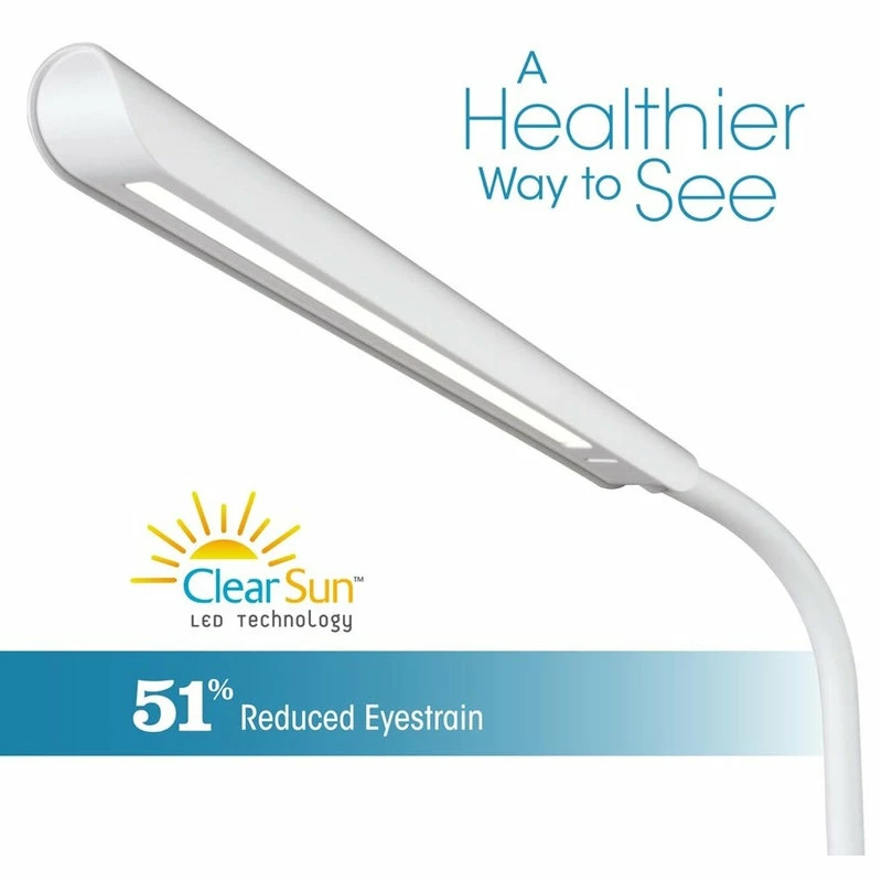 Outlet ⭐ OttLite Technologies OttLite Power Up LED Desk Lamp With Wireless Charging 🌟 - Image 3