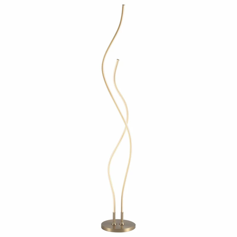 Buy ๐งจ JONATHAN Y Cairo 63.75" LED Integrated Floor Lamp, Gold ๐ - Image 2