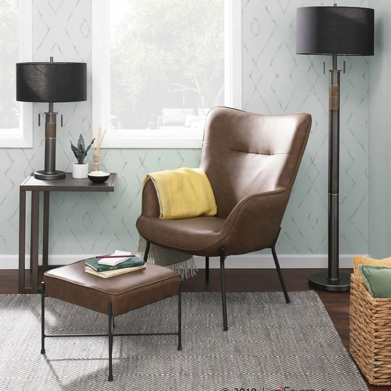 Coupon 🔥 Trophy Industrial Floor Lamp, Gun Metal With Black Linen Shade By LumiSource 🤩 - Image 5