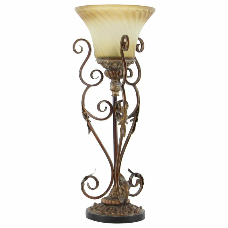 Discount ๐ Brimfield & May Set Of 2 Brown Metal Mediterranean Uplight 95779 ๐ - Image 6
