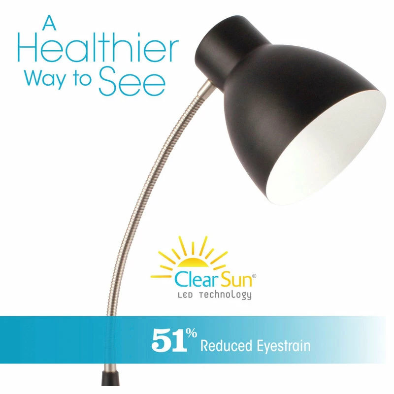 Discount 🥰 OttLite Technologies OttLite Wellness Series Adjust LED Desk Lamp, Matte Black 😀 - Image 3