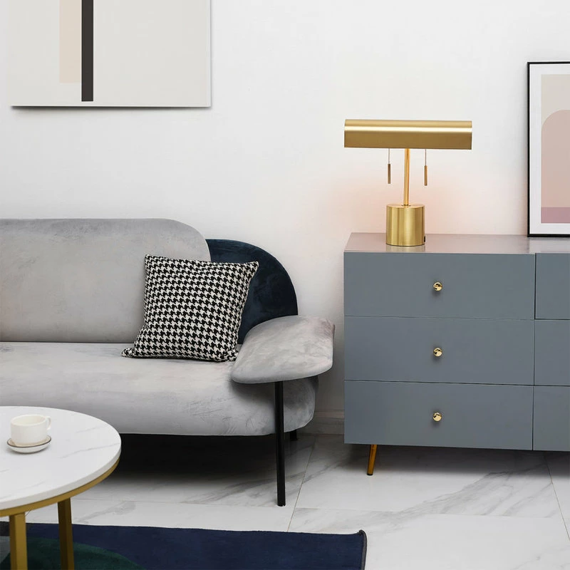 Top 10 โ Globe Electric Blake 16" Matte Brass 2-Light Desk Lamp With 2.1A USB Port โค๏ธ - Image 4