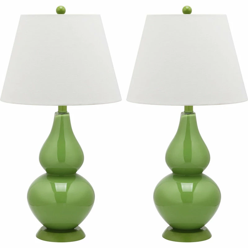 Best deal π Safavieh Cybil Double Gourd Lamp ZMT-LIT4088G (Set Of 2) - Fern Green π― - Image 2