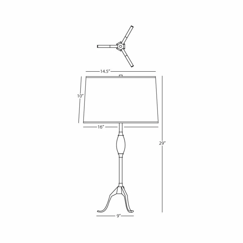 Hot Sale π₯ Robert Abbey, Inc. Robert Abbey Grace Table Lamp, Polished Nickel π - Image 4