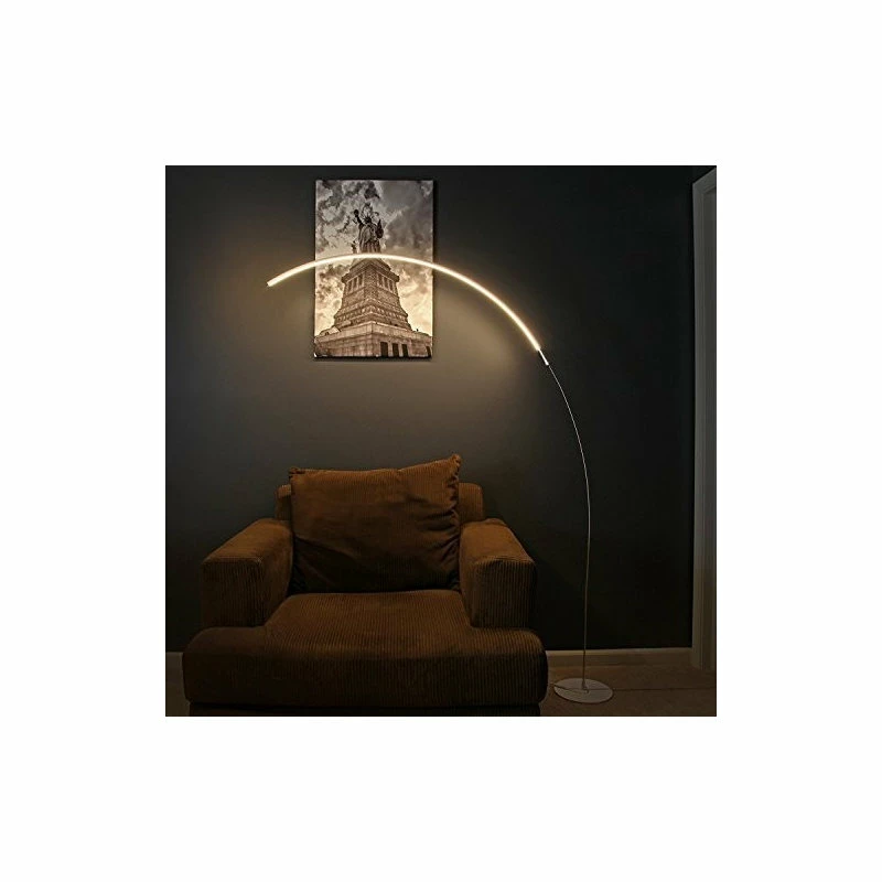 Top 10 ๐ Anzy LED Floor Lamp, Curved, Contemporary Minimalist Lighting, Silver ๐ฏ - Image 2