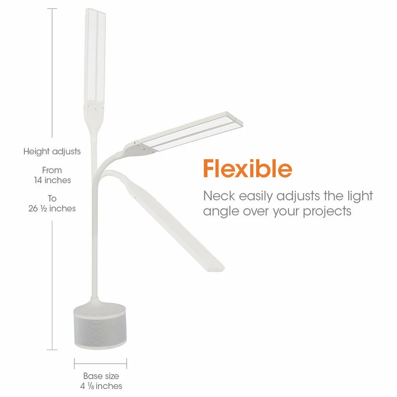 New ๐งจ OttLite Technologies OttLite Dual Shade LED Lamp With Bluetooth® Speaker & USB โญ - Image 6