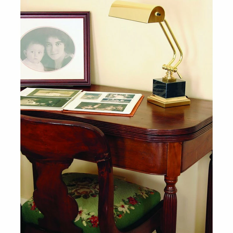 Best reviews of ๐ฅฐ House Of Troy Desk/Piano Lamp 10" In Polished Brass With Black Marble โญ - Image 2