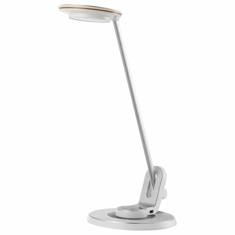 Coupon 🌟 JONATHAN Y Dixon 18.5" Aluminum Adjustable Dimmable USB Chargning LED Task Lamp, Sliver 👏 - Image 9